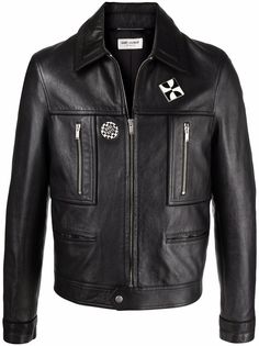 Saint Laurent куртка на молнии