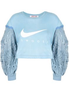 JUST IN XX деконструированный укороченный свитер