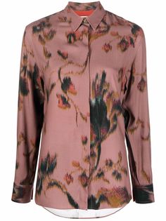 PAUL SMITH рубашка с графичным принтом