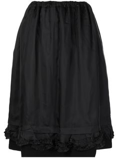 Comme Des Garçons Tricot пышная юбка миди