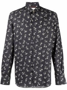 PAUL SMITH рубашка с цветочным принтом