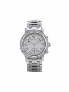 Hermès наручные часы Clipper Chrono pre-owned 31 мм 2000-го года Hermes
