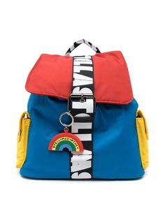 Stella McCartney Kids рюкзак в стиле колор-блок