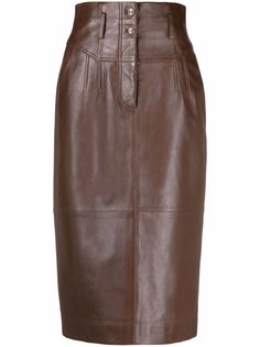 Alberta Ferretti юбка миди с завышенной талией