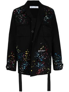 Off-White куртка Splatter из коллаборации с Marais