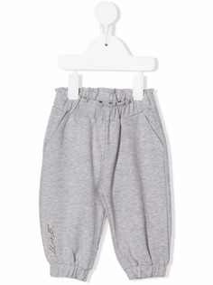 Miss Grant Kids спортивные брюки с логотипом