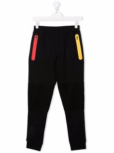 Stella McCartney Kids спортивные брюки с карманами на молнии