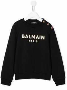 Balmain Kids джемпер с логотипом
