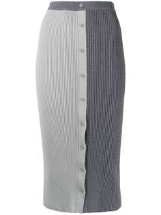 STAUD юбка-карандаш в стиле колор-блок