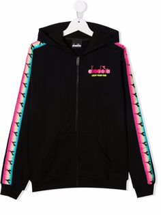 Diadora Junior худи на молнии с логотипом