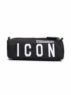 Dsquared2 Kids клатч с вышитым логотипом
