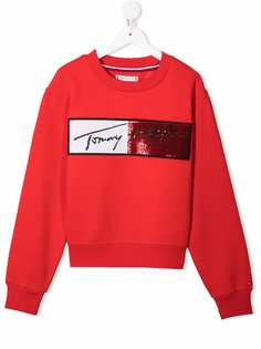 Tommy Hilfiger Junior толстовка с пайетками