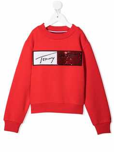 Tommy Hilfiger Junior толстовка с пайетками