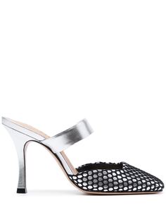 Schutz мюли с принтом