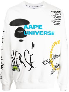 AAPE BY *A BATHING APE® толстовка с графичным принтом