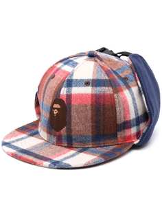 A BATHING APE® кепка в клетку Bape