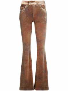 Andersson Bell расклешенные бархатные брюки