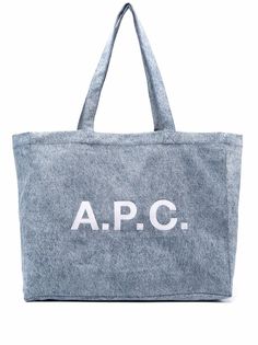 A.P.C. большая сумка-тоут с логотипом