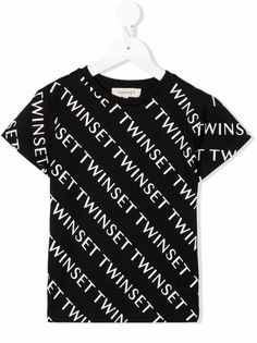 TWINSET Kids футболка с логотипом