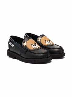 Moschino Kids балетки с логотипом