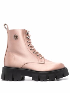 Philipp Plein ботинки Iconic Satin на массивной подошве