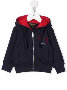 TRUSSARDI JUNIOR худи на молнии с логотипом