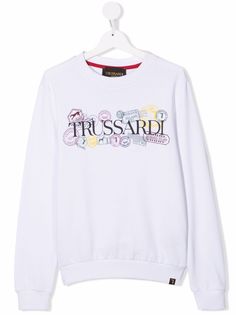 TRUSSARDI JUNIOR толстовка с логотипом