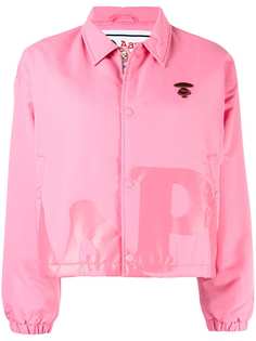 AAPE BY *A BATHING APE® куртка с вышитым логотипом