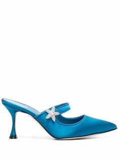 Manolo Blahnik мюли Galaxim с кристаллами
