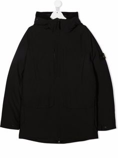 Stone Island Junior пуховик с капюшоном