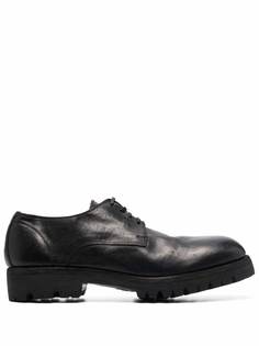 Guidi туфли дерби на шнуровке