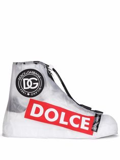 Dolce & Gabbana прозрачные галоши для кроссовок