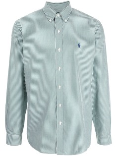 Polo Ralph Lauren рубашка в полоску с вышивкой Polo Pony