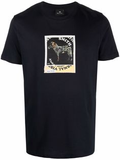 PS Paul Smith футболка Zebra Photo из органического хлопка
