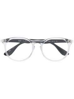 RAY-BAN JUNIOR солнцезащитные очки в круглой оправе черепаховой расцветки