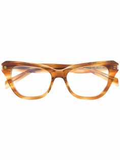 Saint Laurent Eyewear очки в оправе кошачий глаз