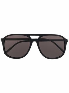 Saint Laurent Eyewear солнцезащитные очки-авиаторы с затемненными линзами