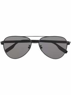 Montblanc солнцезащитные очки-авиаторы с затемненными линзами