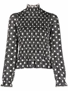 SANDRO блузка с принтом