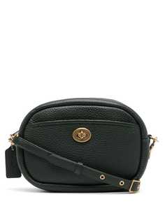 Coach каркасная сумка из зернистой кожи