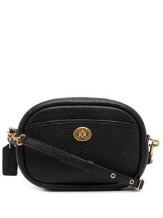 Coach каркасная сумка из зернистой кожи