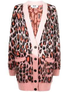 MSGM худи Jacquard в технике пэчворк