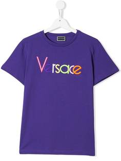 Versace Kids футболка с логотипом