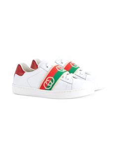 Gucci Kids кеды Ace с логотипом Interlocking G