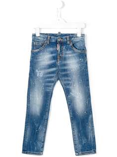 Dsquared2 Kids джинсы с рваными деталями