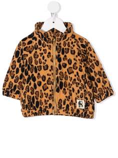 Mini Rodini куртка на молнии с леопардовым принтом