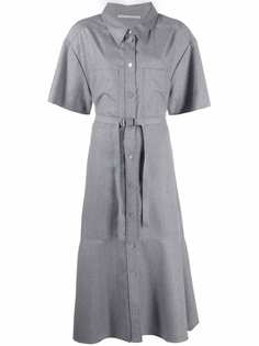 Stella McCartney платье-рубашка с короткими рукавами и поясом