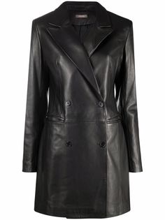 12 STOREEZ кожаное платье-блейзер