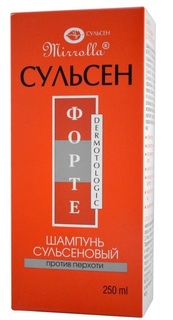 Шампунь &quot;Сульсен Форте&quot; 2% против перхоти, 250мл МИРРОЛЛА