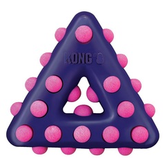 Игрушка KONG Dotz треугольник малый, для собак, 12см